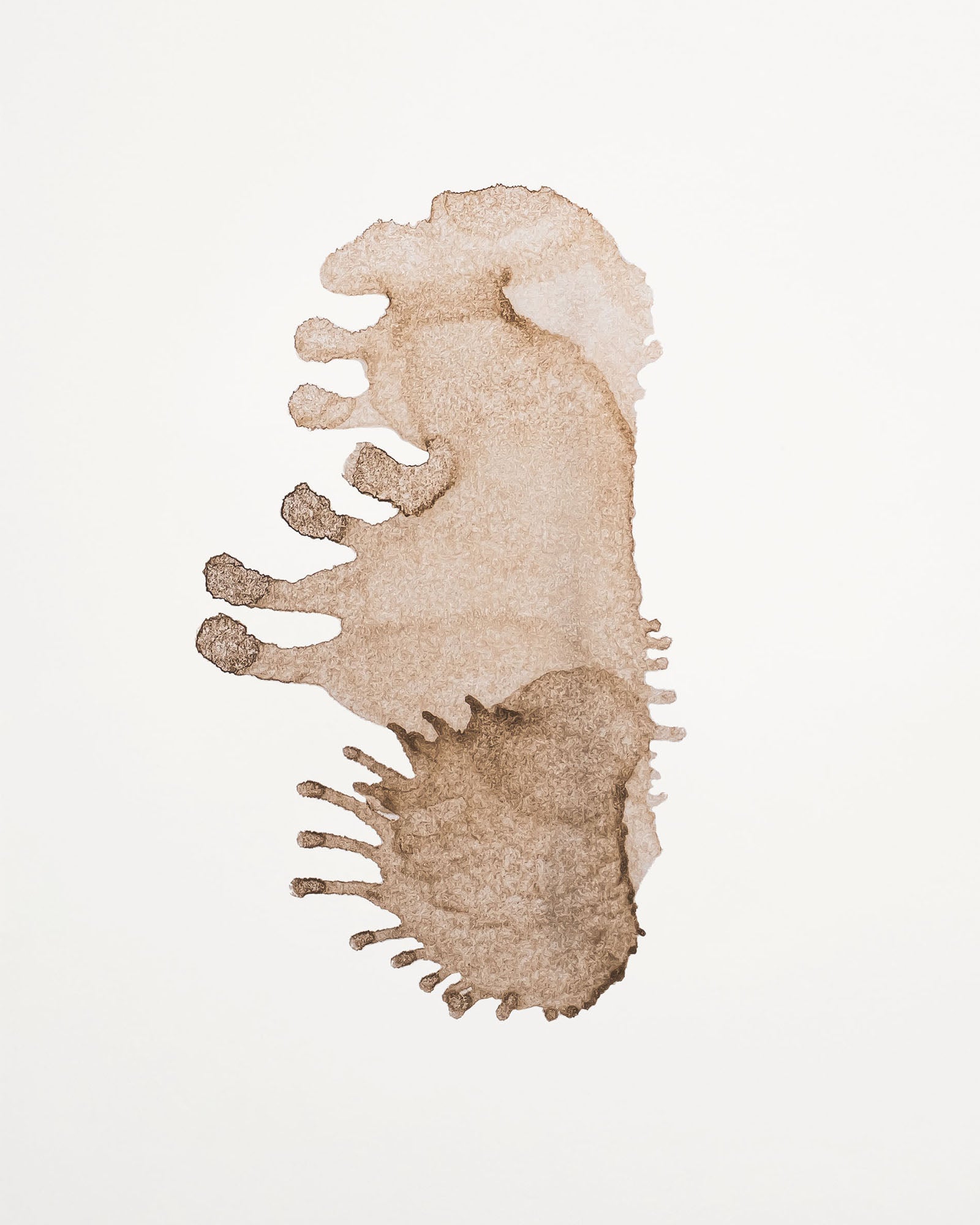 Ansatzkaschierung Dunkelblond