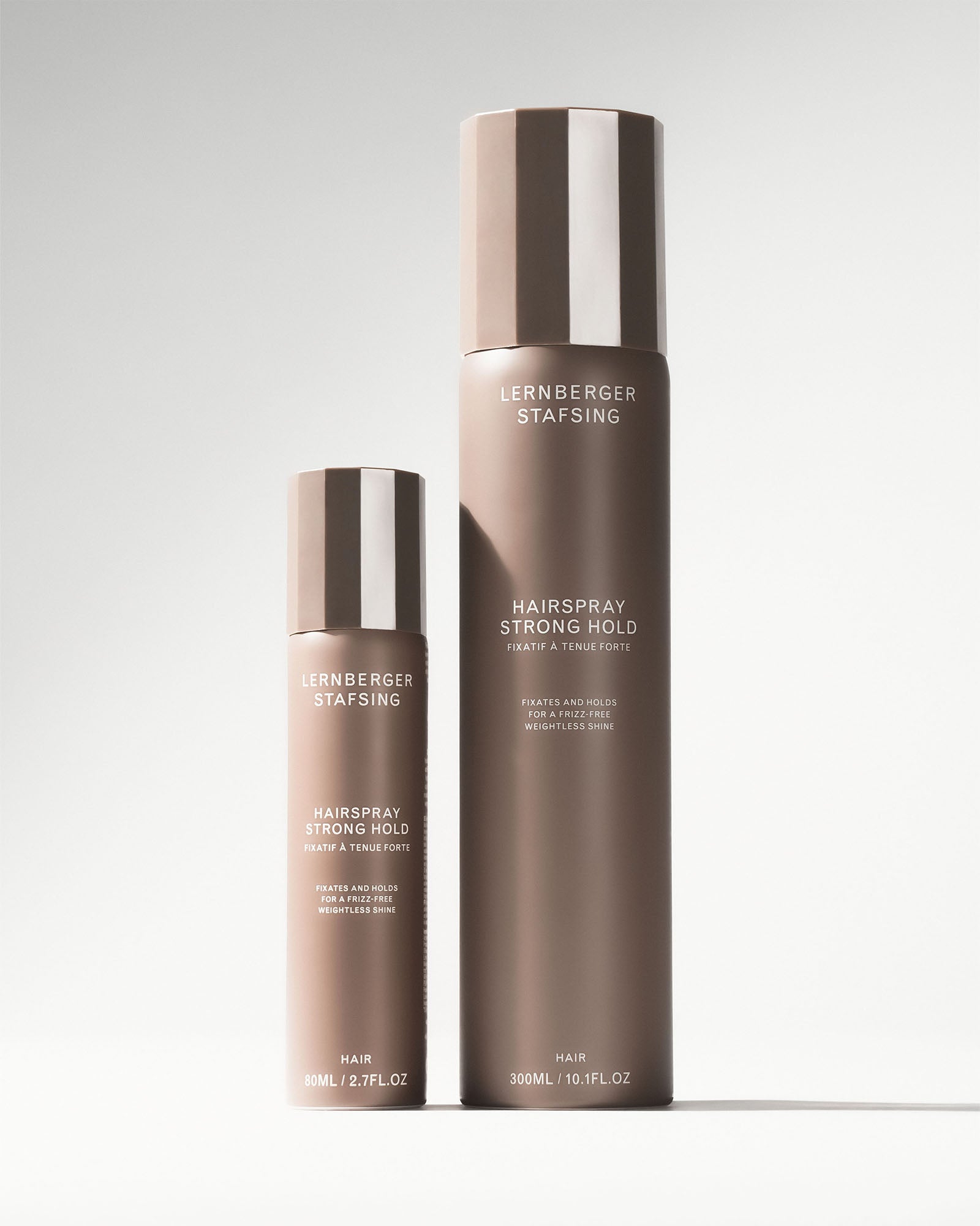 Laca para el cabello de fijación fuerte tamaño viaje